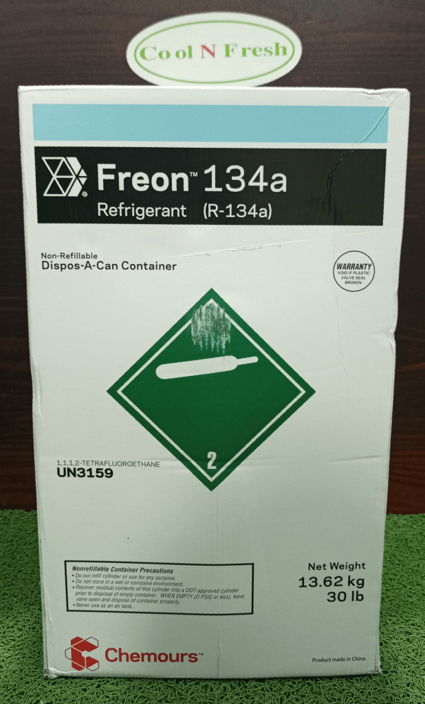 Refrigerant R134a Gas Freon Chemours Cool N Fresh