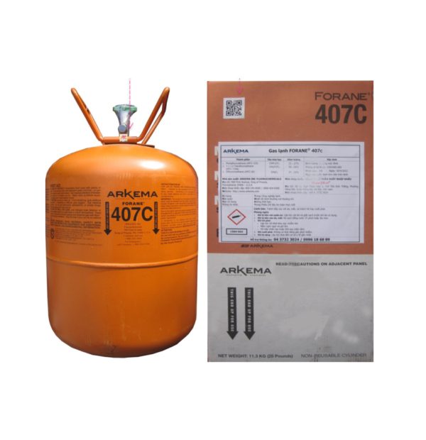 Refrigerant R407C Gas Arkema Forane